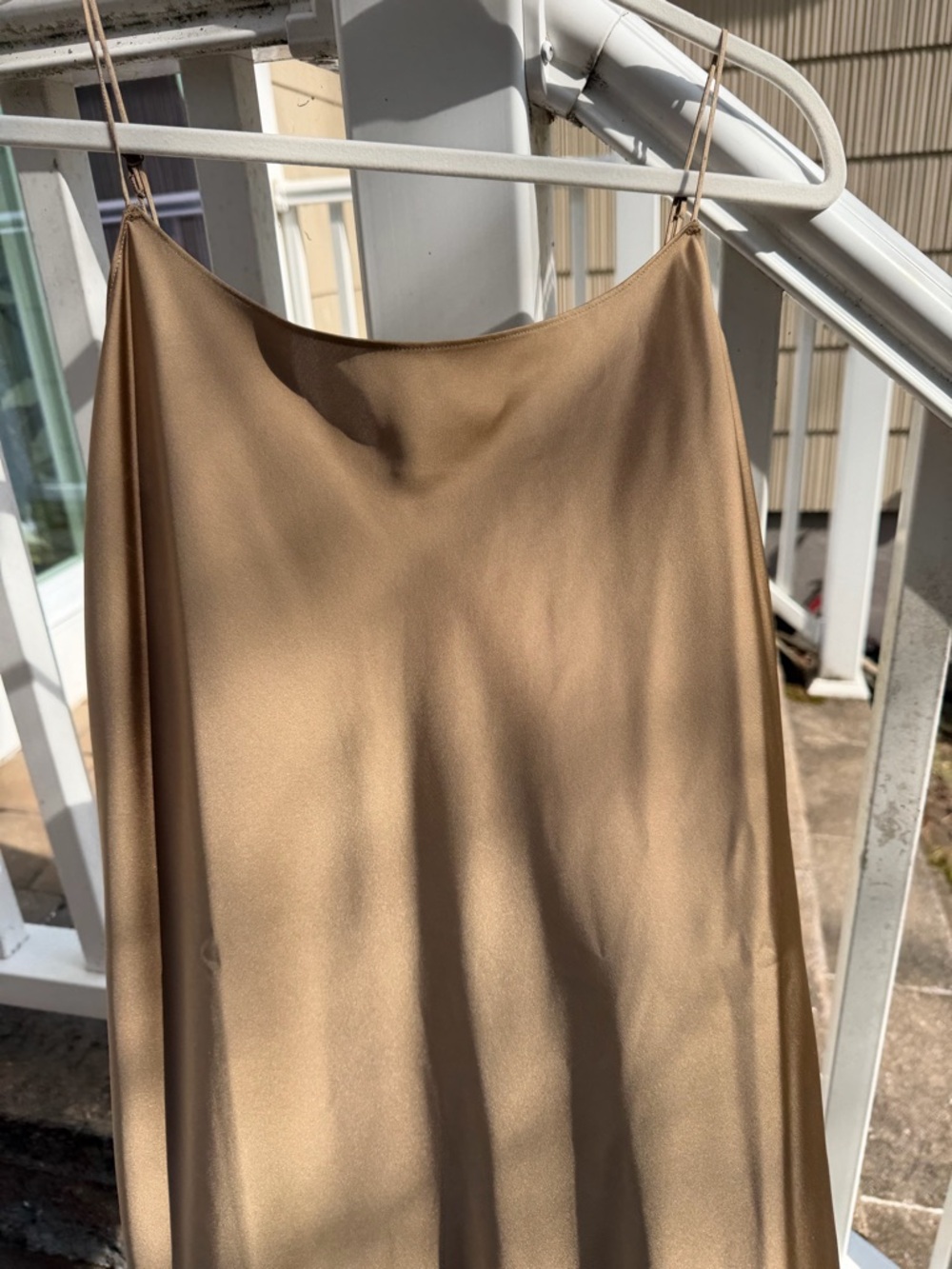 NWOT J.Crew Gwyneth Slip Dress Champagne Sz 6 - Picture 4 of 9